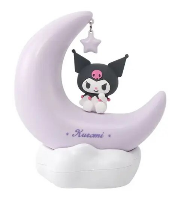 Sanrio LED月芽甜夢 發光擺件小夜燈 - Kuromi