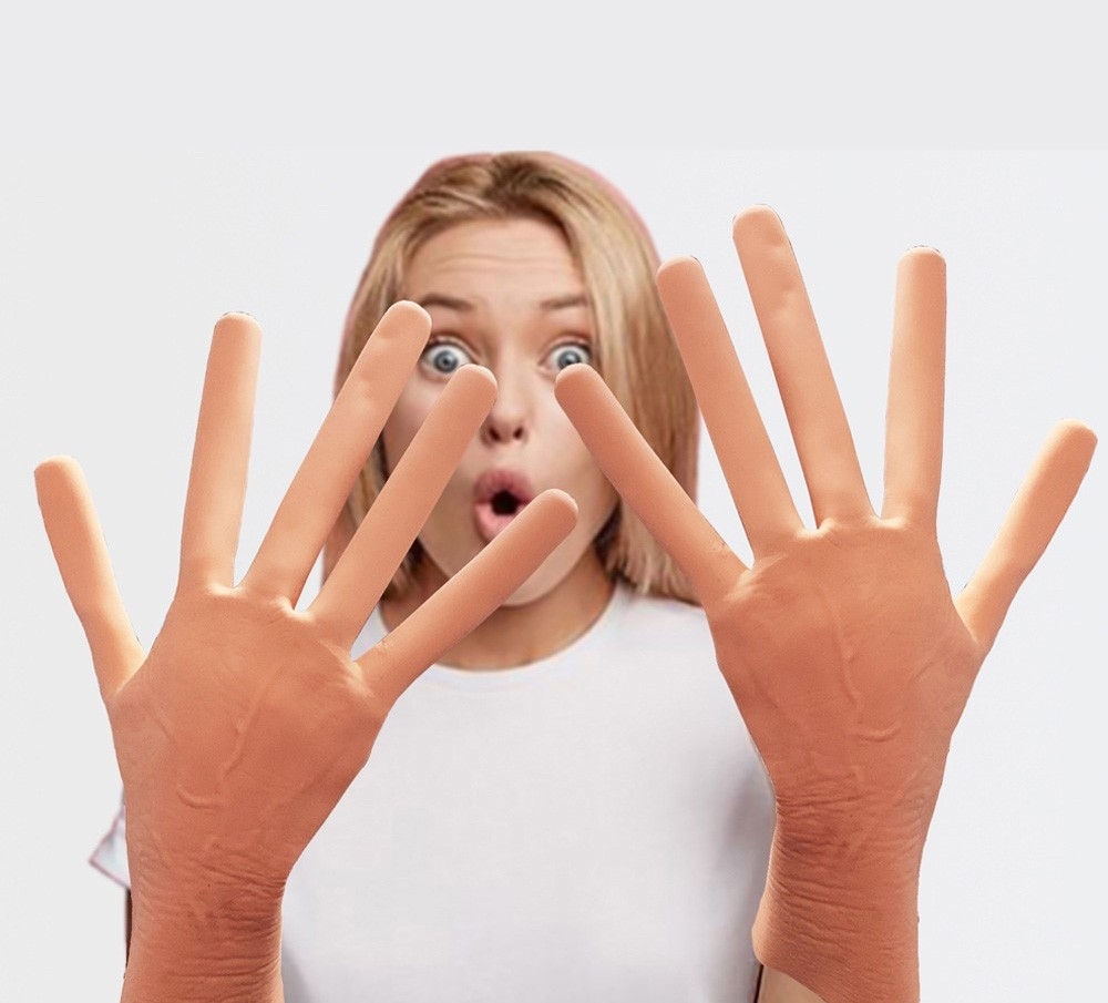 惡搞長手指手套