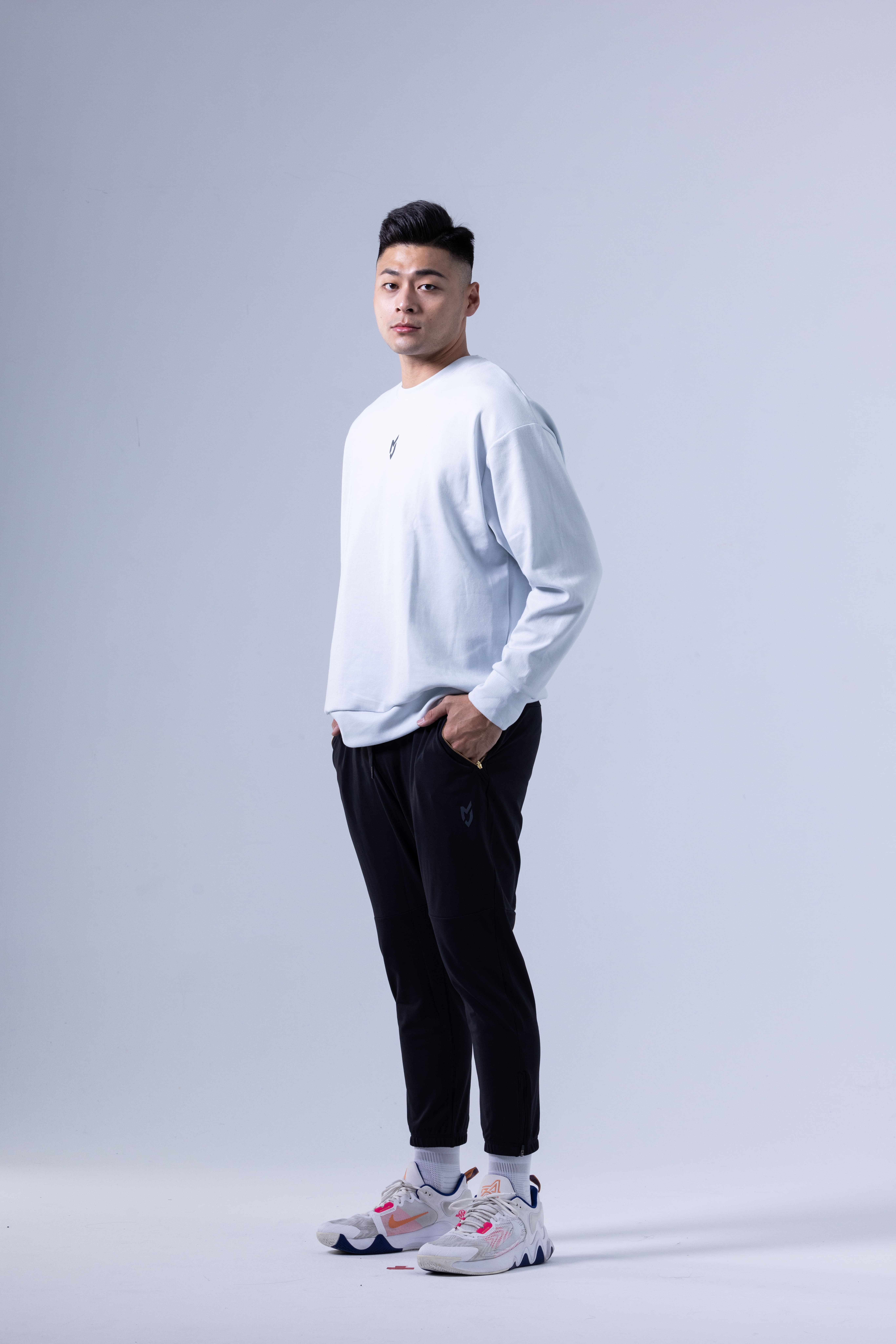 MJC 男版機能運動長褲(黑)