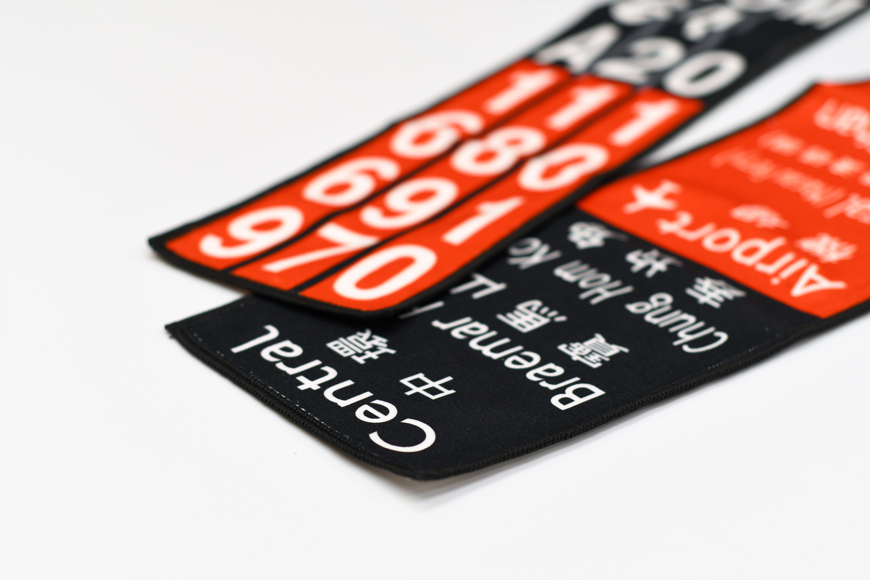 中巴路線牌毛巾 (VA牌箱款式 - 銀色) (M33404)