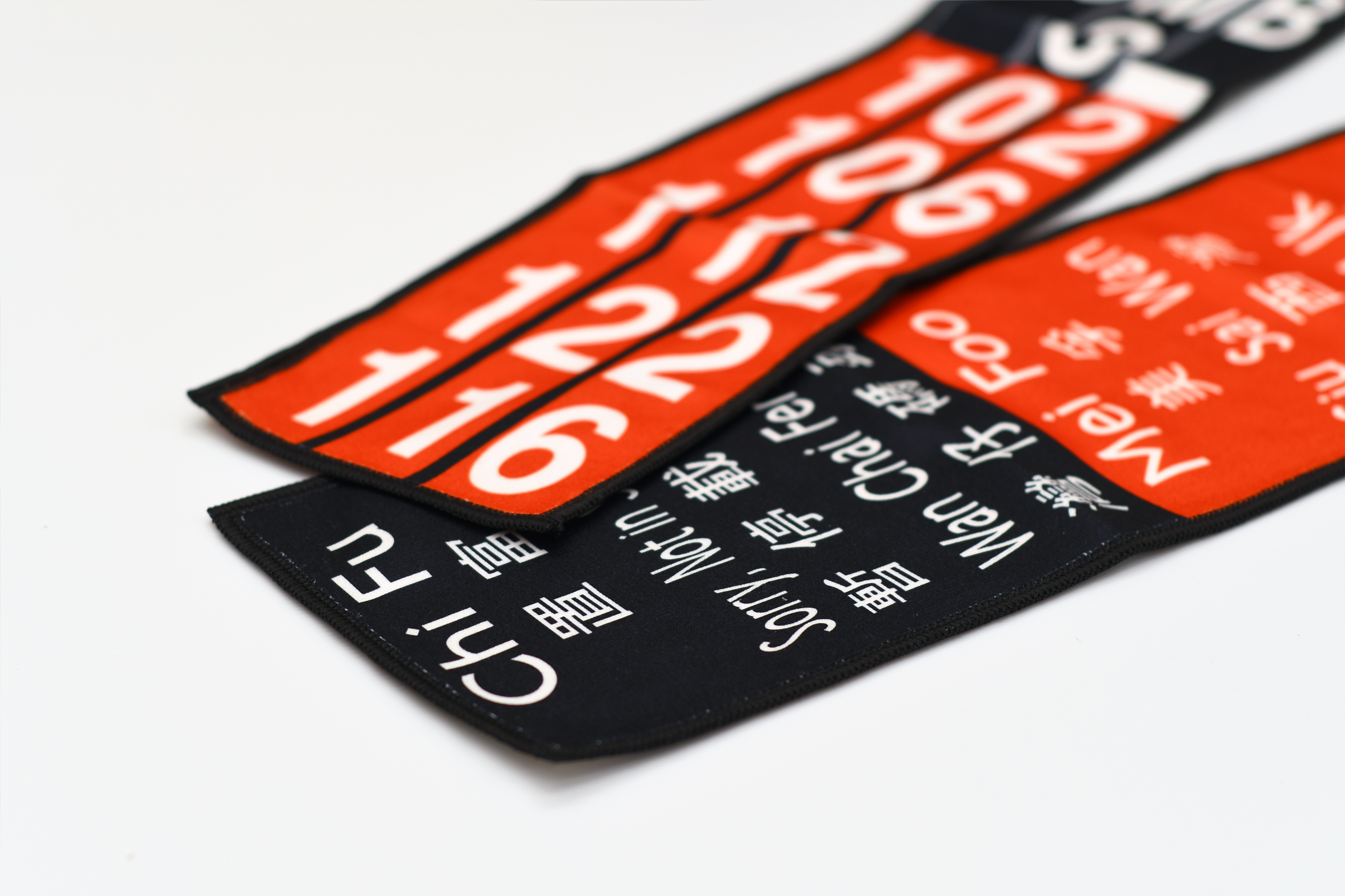 中巴路線牌毛巾 (VA牌箱款式 - 白色) (M33403)