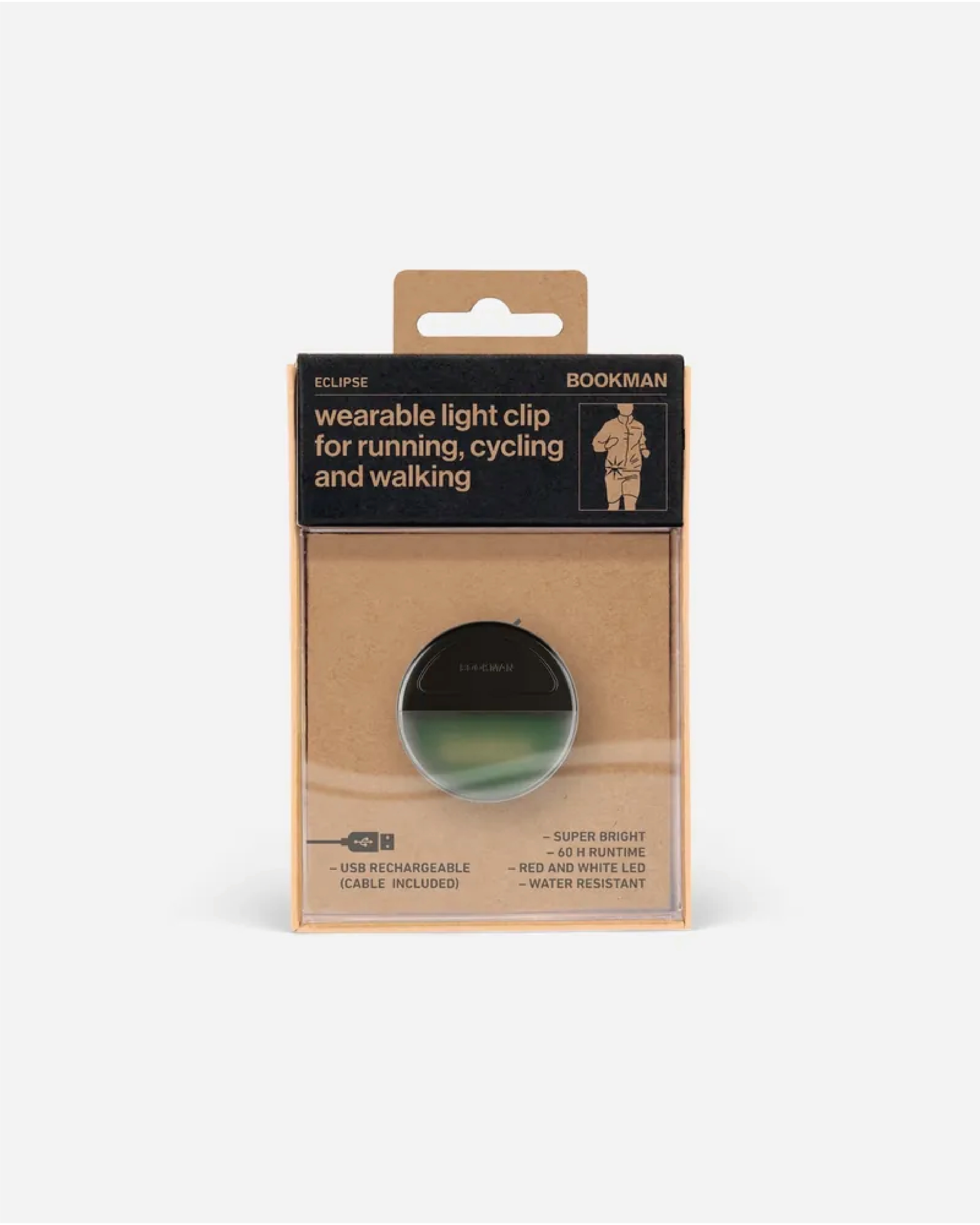 【BOOKMAN】Eclipse 2 in 1 圓燈 Black/黑色