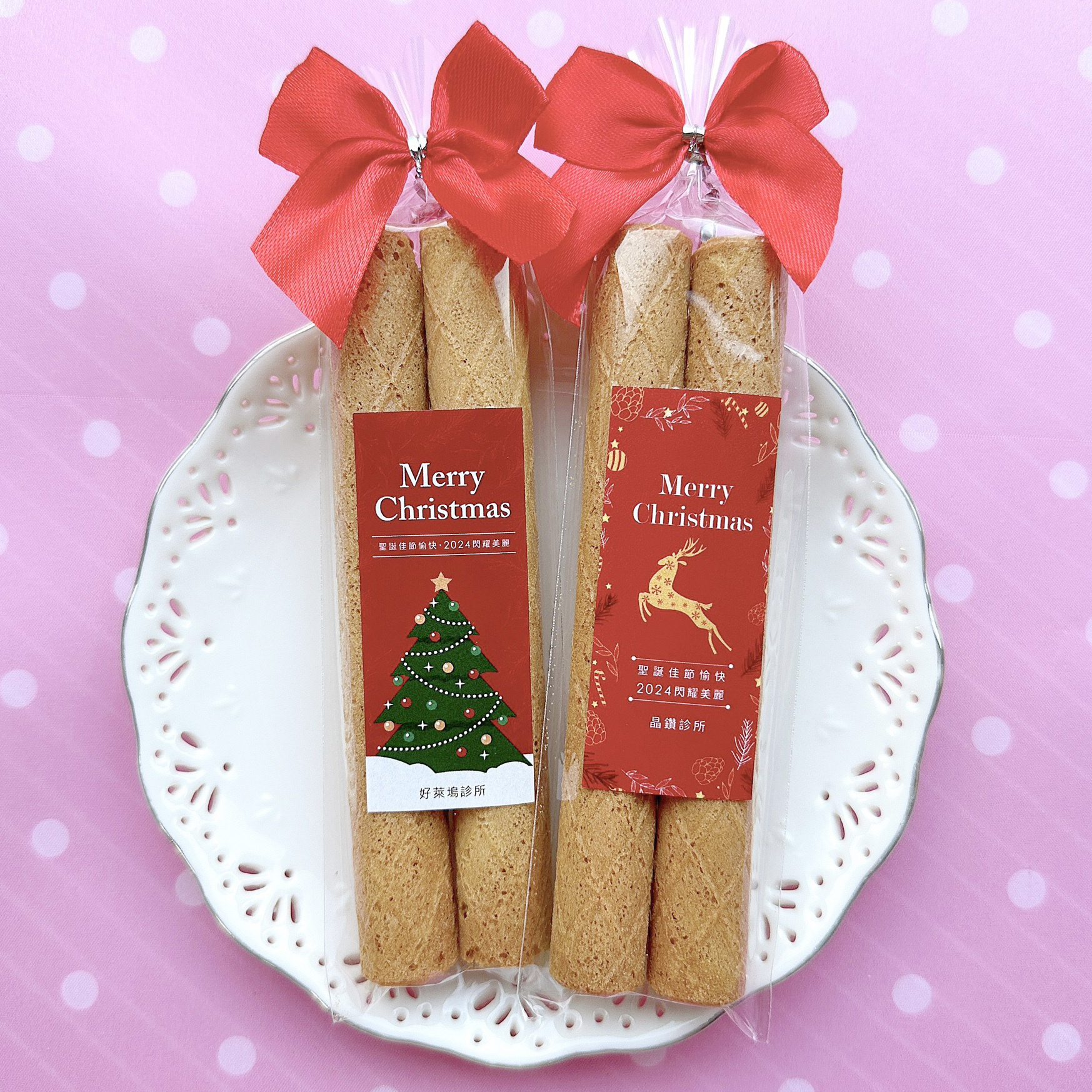 聖誕節禮物贈品 MerryXmas日式蛋捲