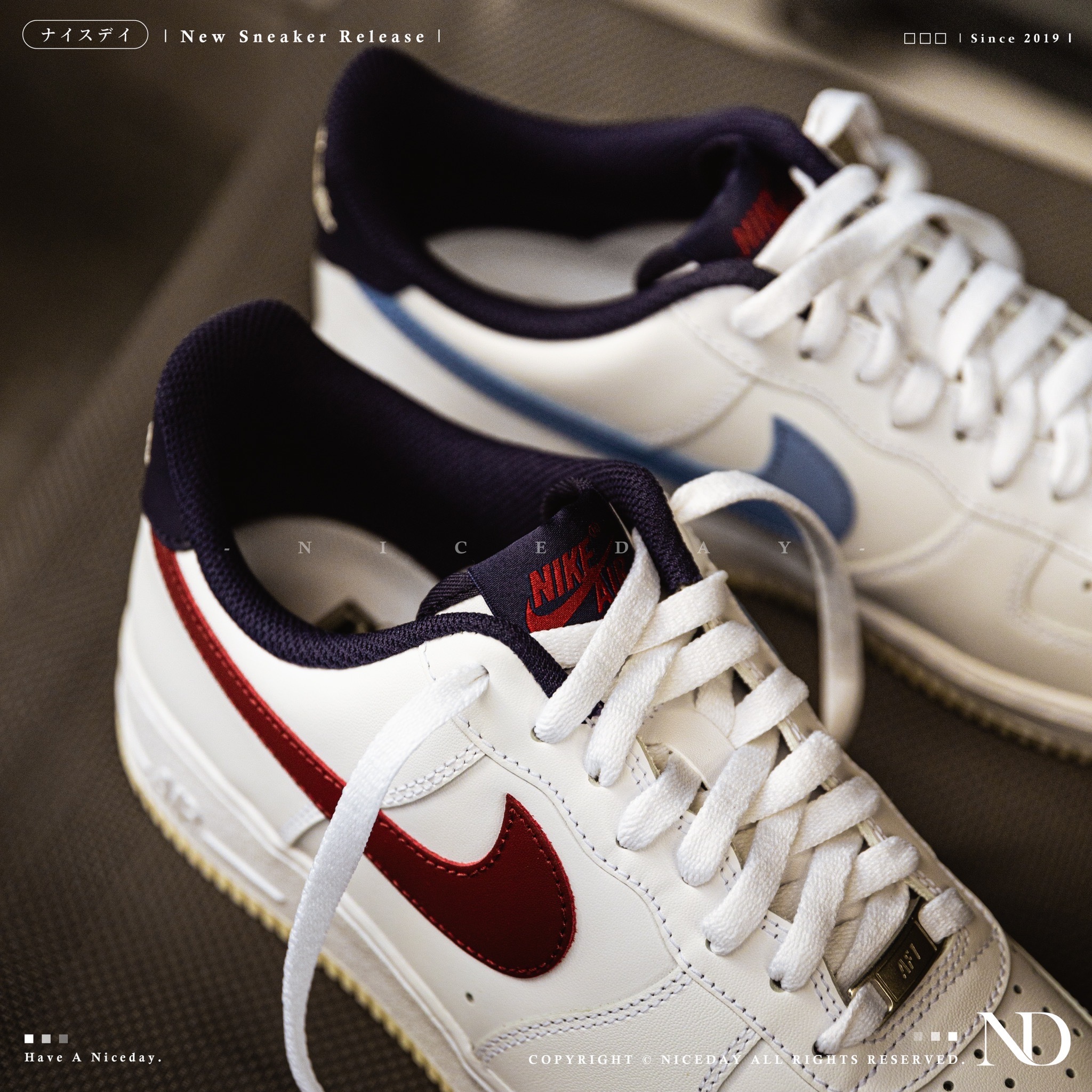 NICEDAY Nike Air Force 1 From Nike To You 紅藍鴛鴦男款FV81