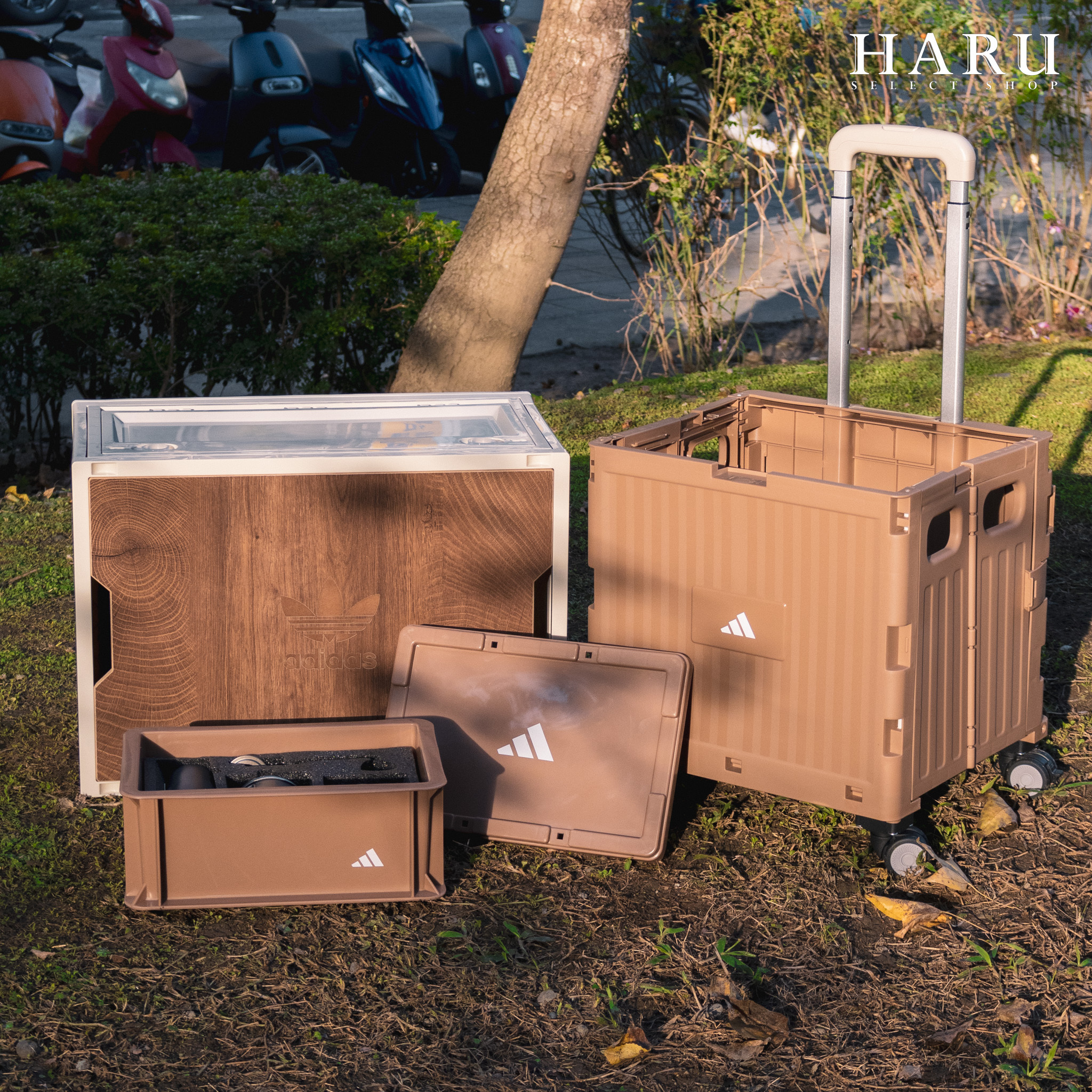 低價預購 國外限定 Adidas Original 會員限定 露營用具 帳篷 鍋具組 咖啡 收納箱 手推車