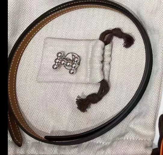 Hermes 皮帶銀扣 -M