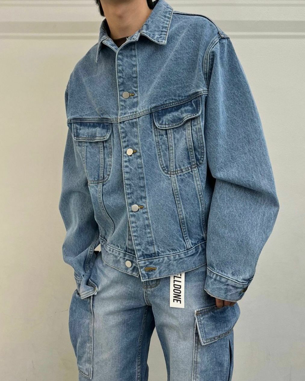 洗水牛仔褸 WELL DONE-004JK