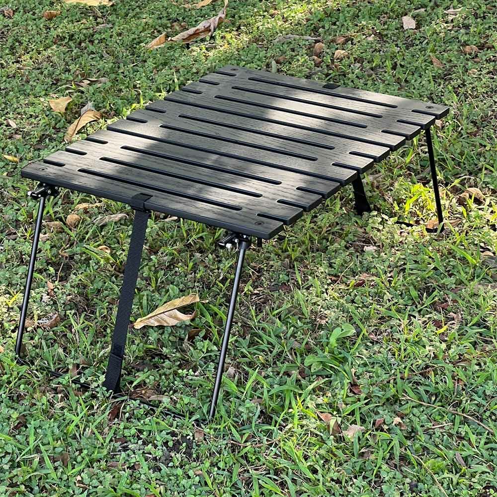 hxo Design 輕量版折疊木條桌-暗黑色