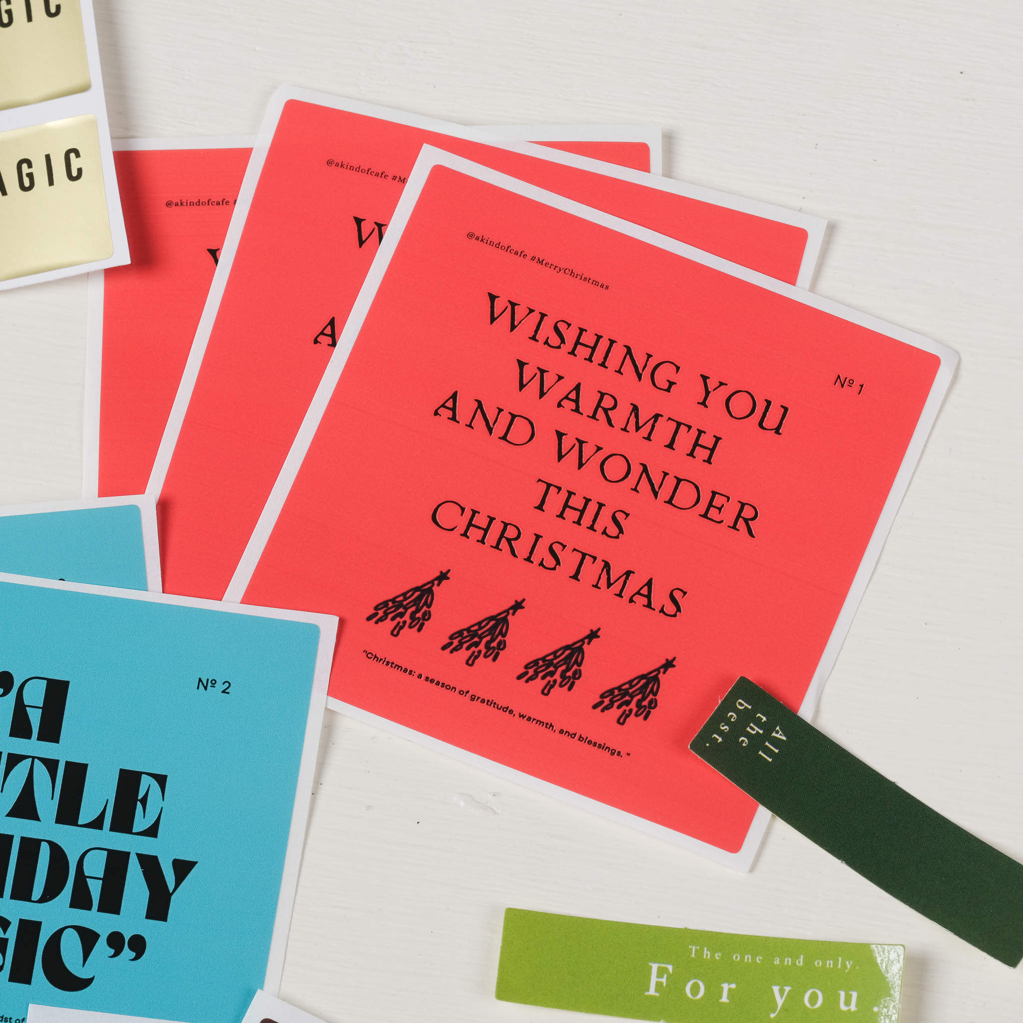 聖誕禮物方塊貼紙組 / 什物 A KIND OF CAFE
