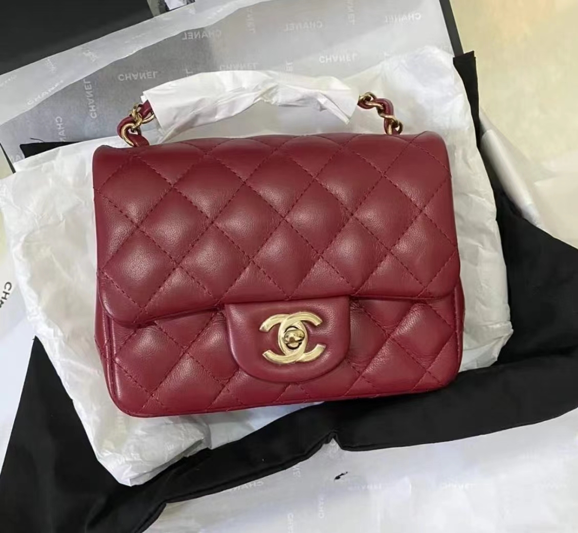 Chanel 紅色方胖子 -M