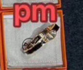 Hermes 黑金色手鐲 PM -M