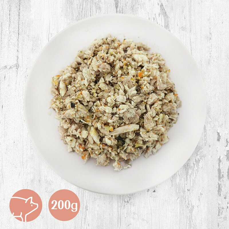 不麻煩寵物鮮食包-CoCo肉醬拌升級版【無穀豬肉】150g