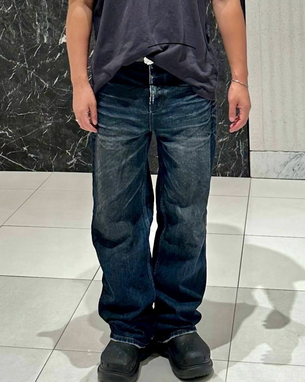 洗水鬆身牛仔褲 WELL DONE-013P