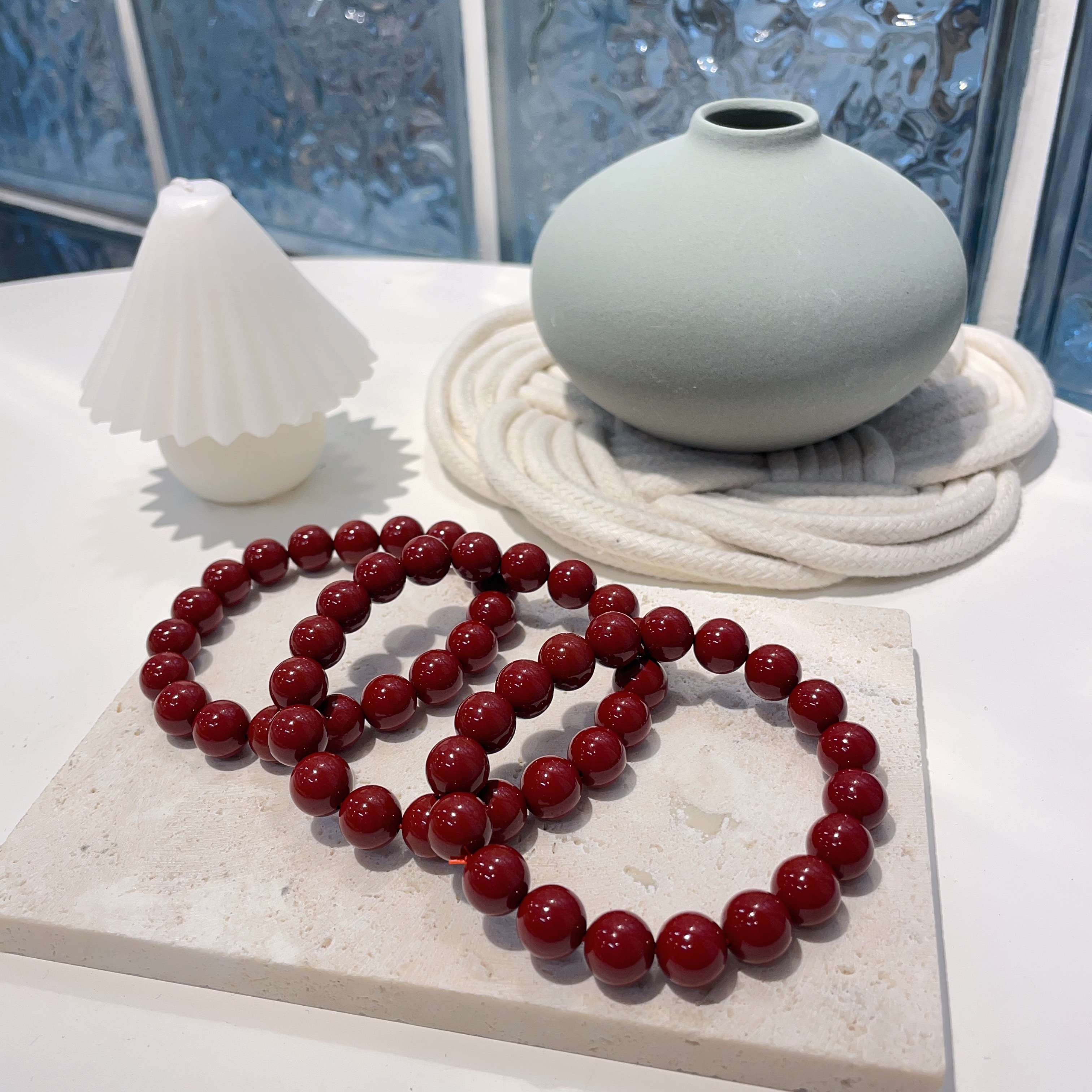 💛$120@2  紫金砂手串 10mm