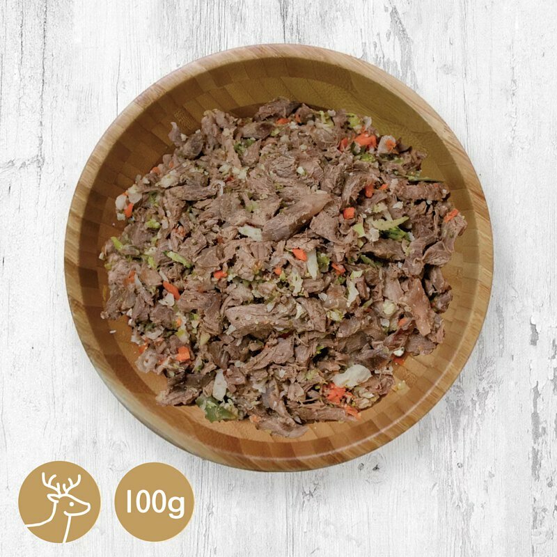 不麻煩寵物鮮食包-CoCo肉醬拌升級版【無穀鹿肉】150g