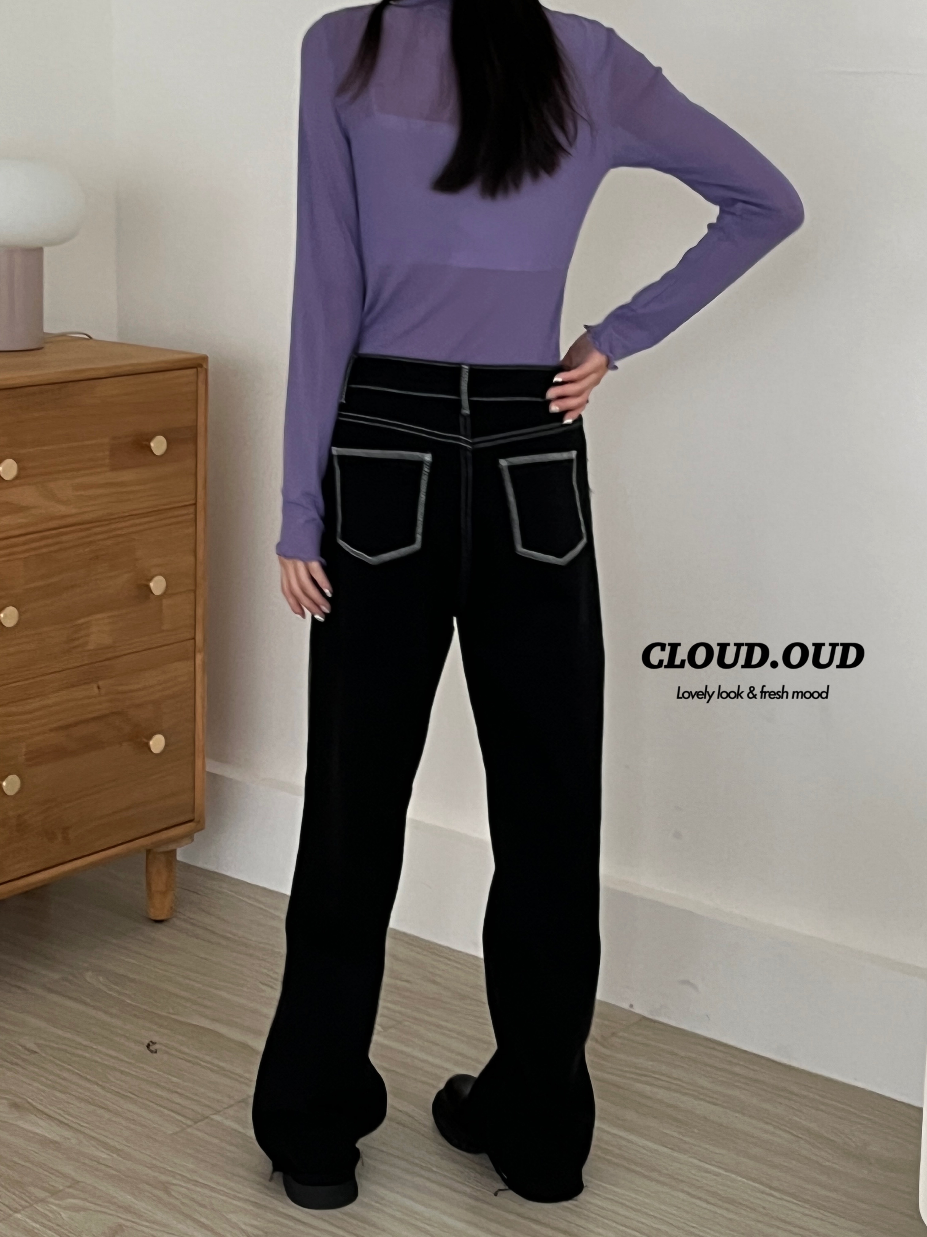 新色報到！透膚木耳邊內搭