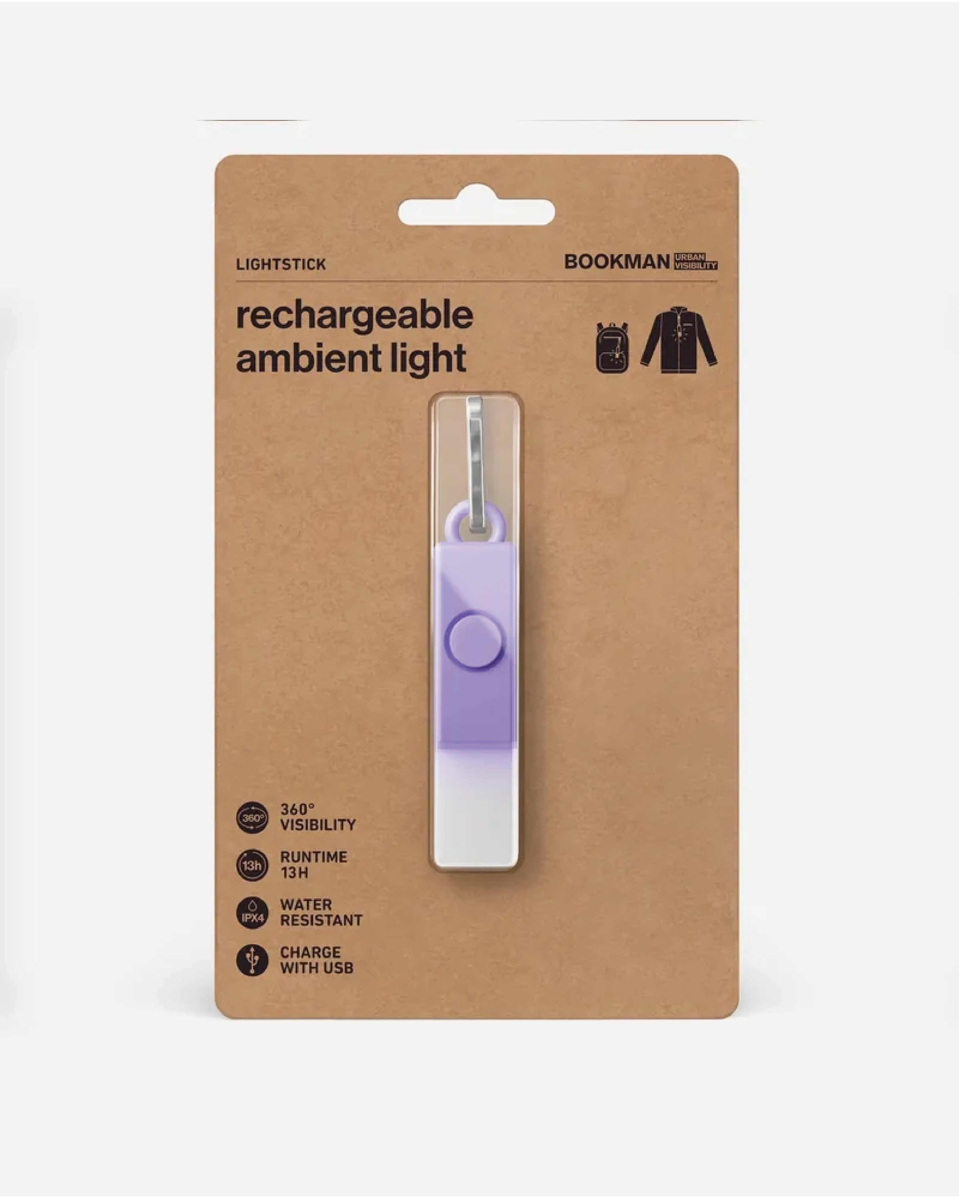 現貨【BOOKMAN】Lightstick 拉鍊燈 / Lavender 薰衣草紫