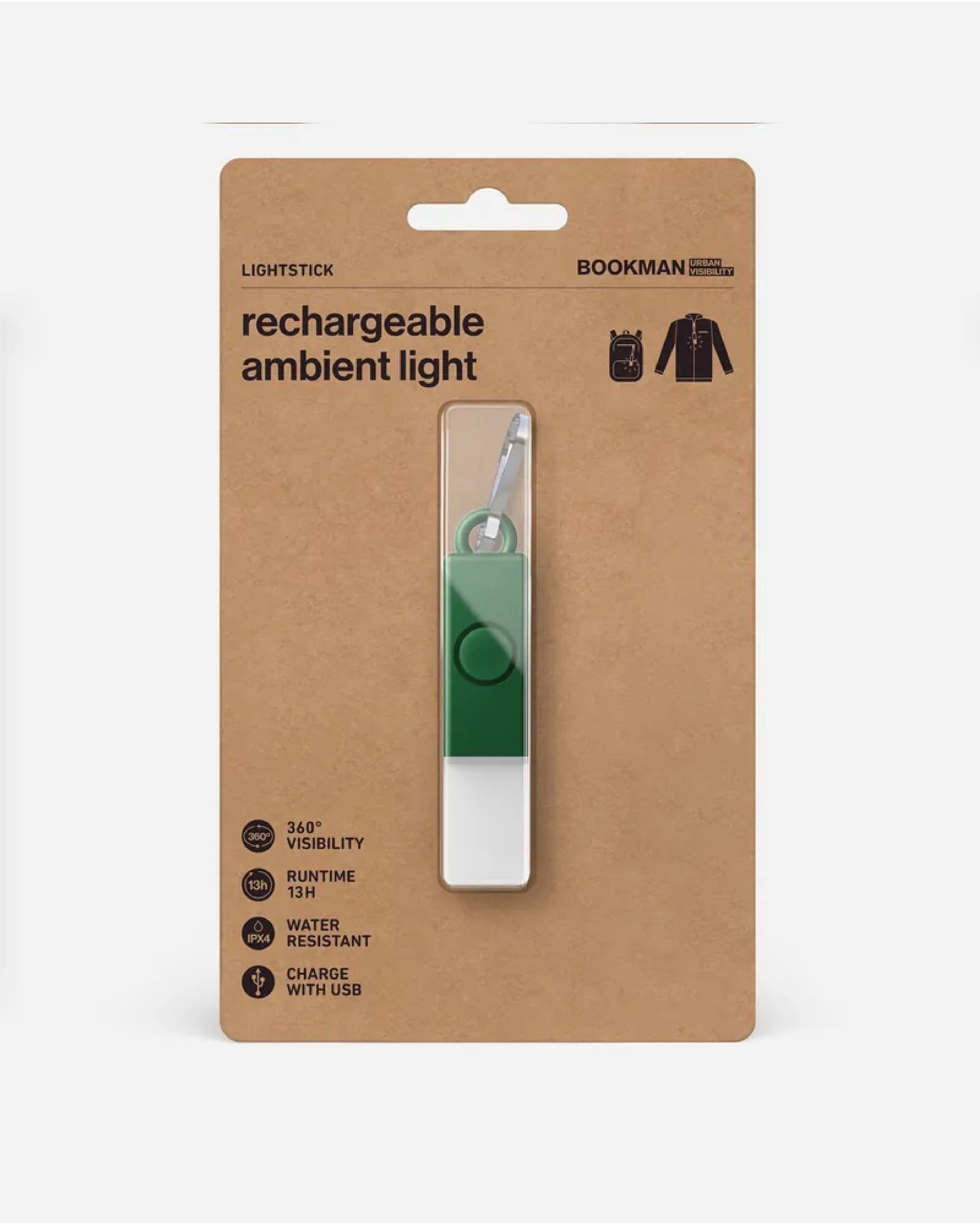 現貨【BOOKMAN】Lightstick 拉鍊燈 / Green 綠色