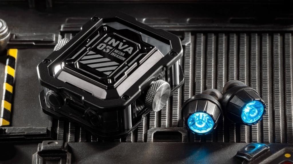 INVA-Q太空艙造型藍牙耳機連無線充電版套裝