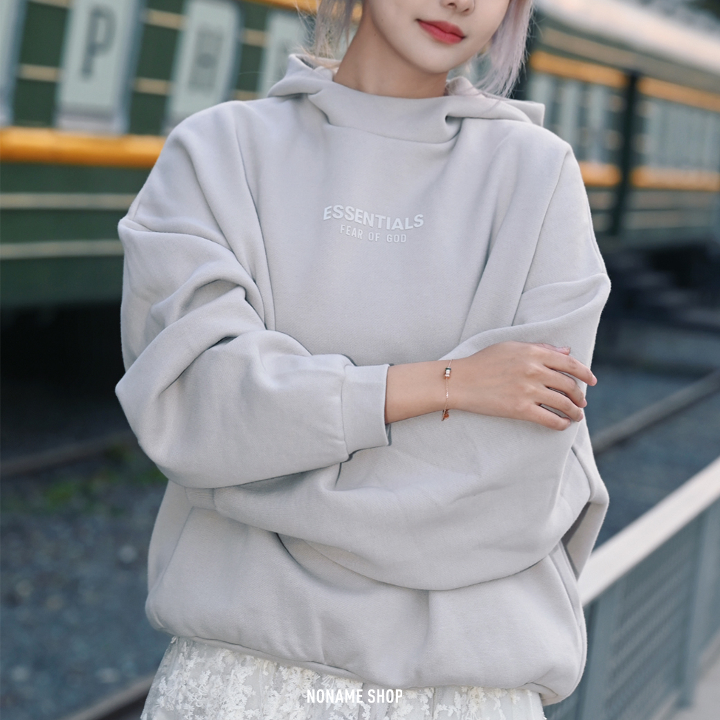 ESSENTIALS FEAR OF GOD FOG FW23 雲系列 半高領 帽T 五色 (男款)