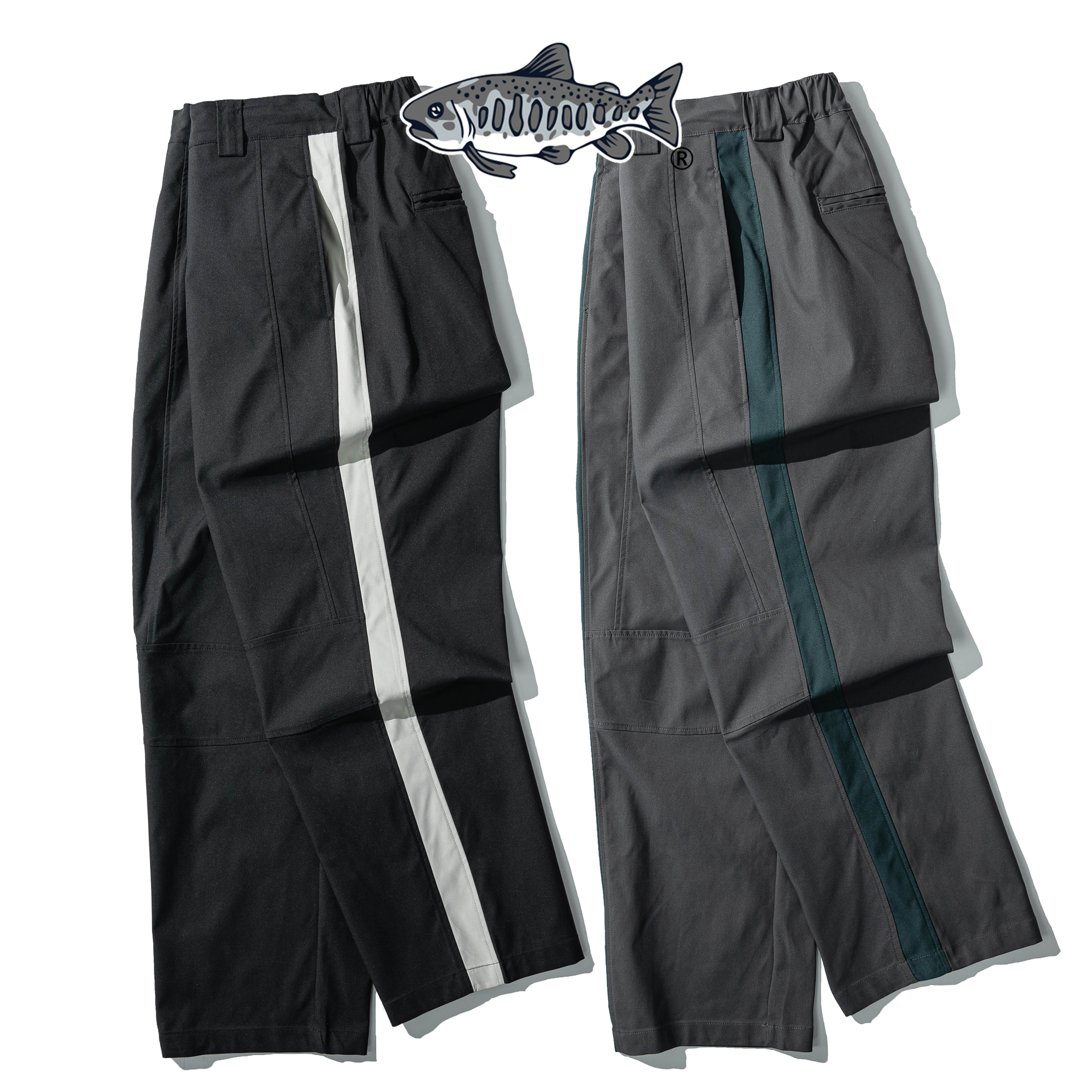 AGILITY Tailored Straight Pants 剪裁拼接 直筒長褲 [K6]
