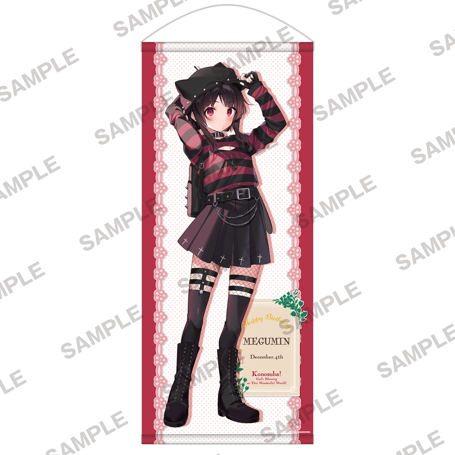 「ACG.GO」「預購」為美好的世界獻上祝福！ 惠惠生日紀念2023 等身大掛布