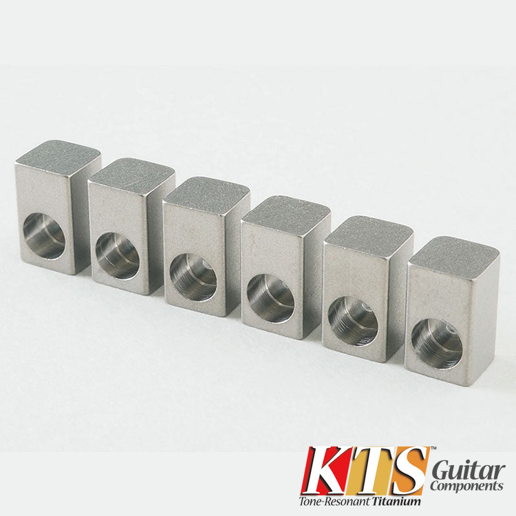 日本製 KTS Ti-BLOCK-F 鈦合金 電吉他 Floyd Rose 適用 大搖座 1組6入