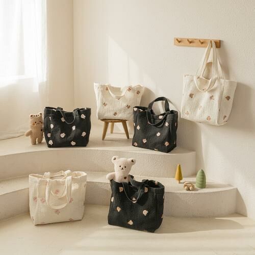 PREMIUM絎縫系列-圓圓臉尿布包