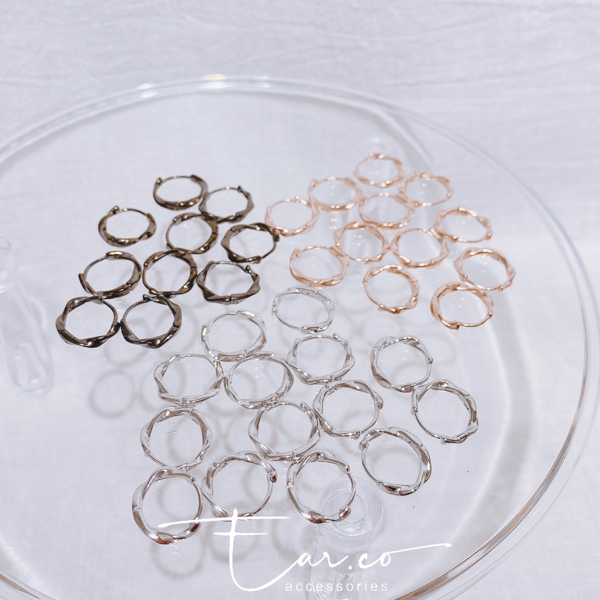 波浪扭扭小耳圈 [睡覺不用脫! ] #A711