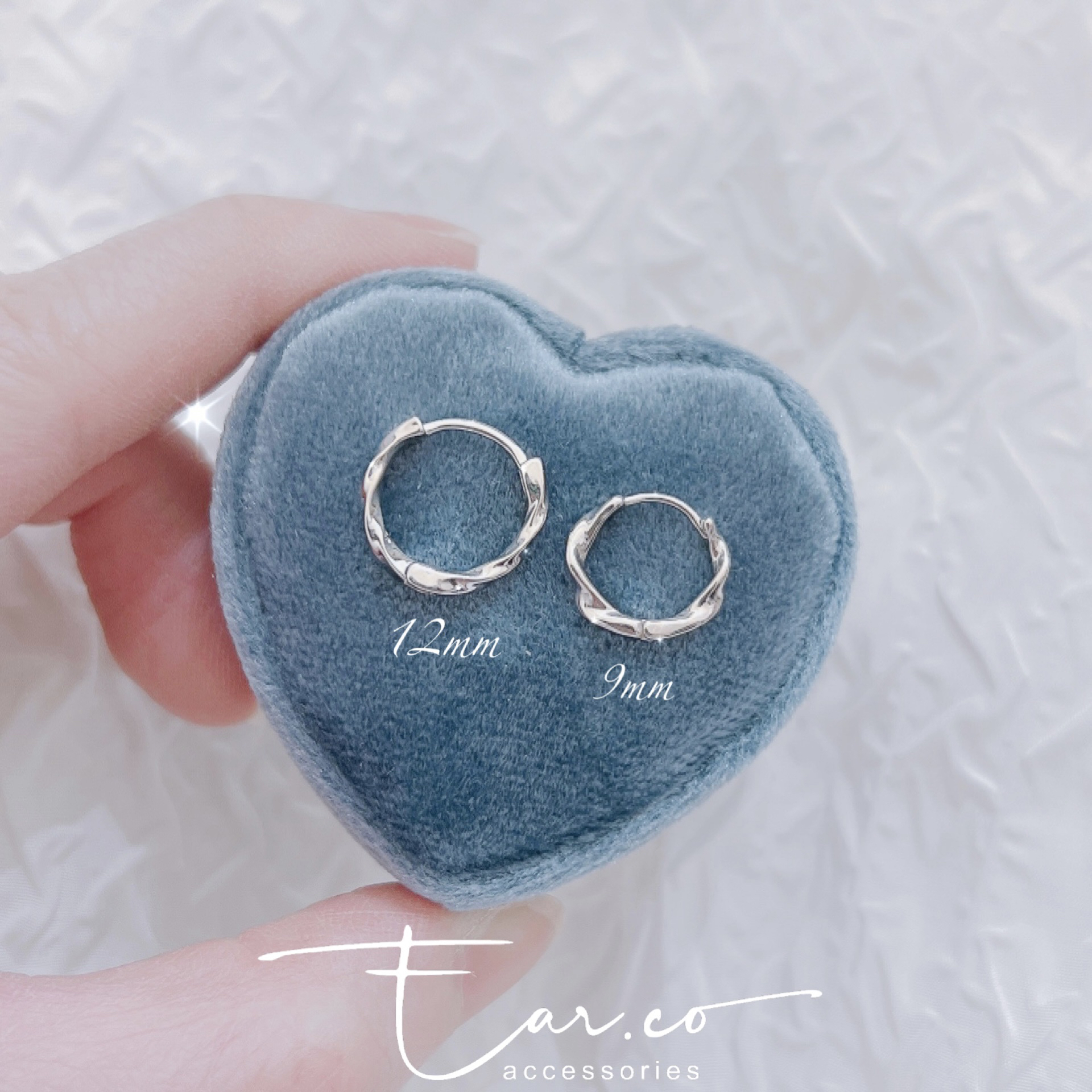 波浪扭扭小耳圈 [睡覺不用脫! ] #A711