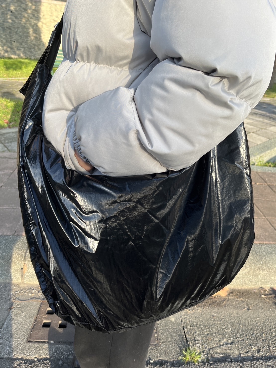 🇰🇷韓國 側背 大容量 餃子包 單肩包