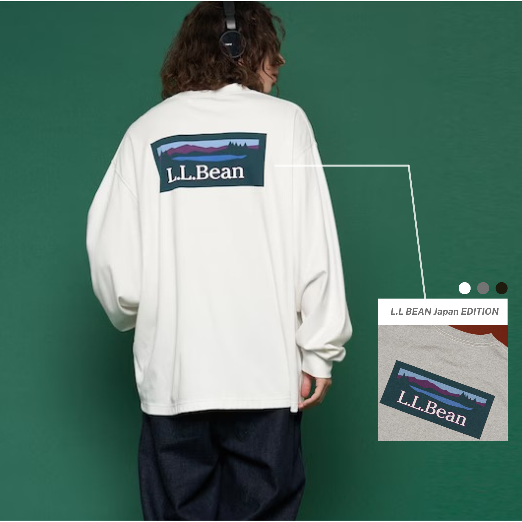|限量登記| 🇯🇵L.L.Bean Japan EDITION 山景 Logo 長tee