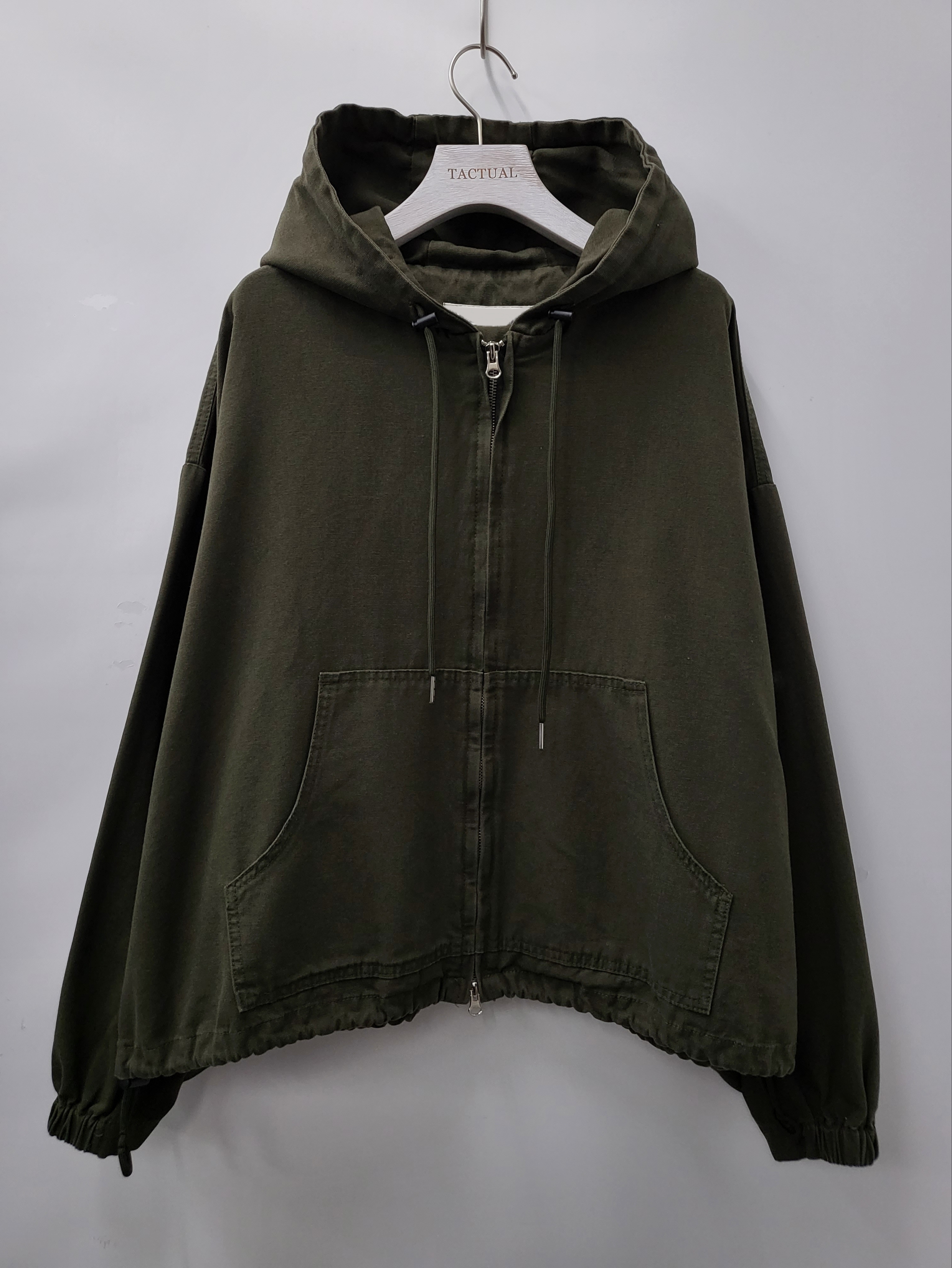 淨色連帽拉鍊外套 JK2421