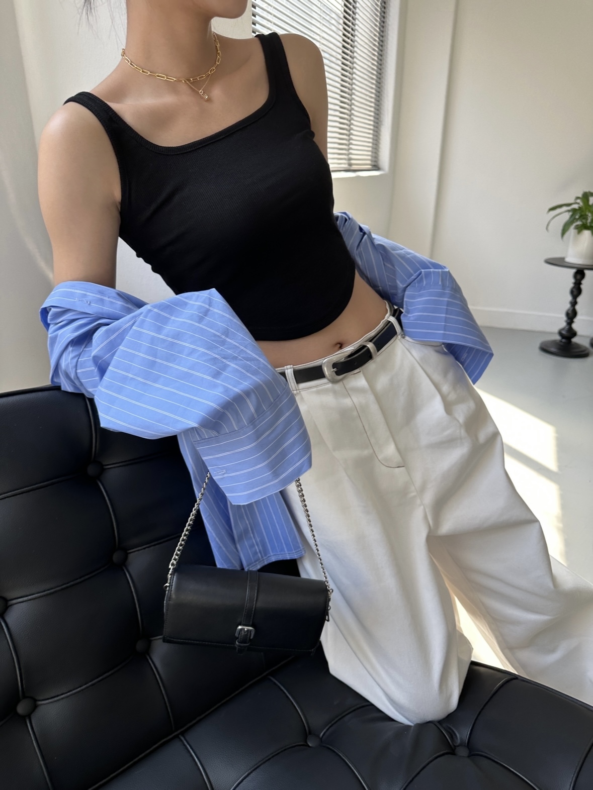 Q06 真皮 液態鍍銀皮帶 (3款)