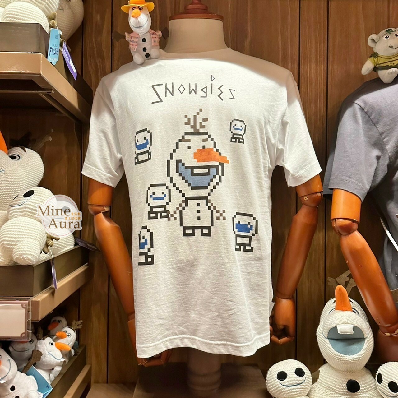 World of Frozen 限定 雪寶 Olaf 圖案 短T 上衣 兒童/成人 親子裝 冰雪奇緣 Frozen -香港迪士尼樂園