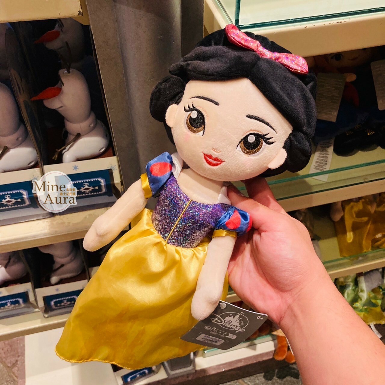 Q版 萌萌臉 白雪公主 Snow-white 娃娃 玩偶 -香港迪士尼樂園