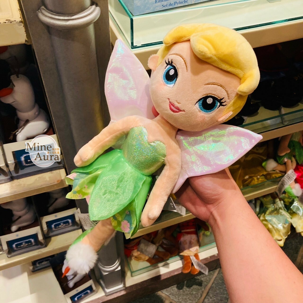 Q版 萌萌臉 奇妙仙子 Tinker Bell 娃娃 玩偶 小飛俠 彼得潘 Peter Pan -香港迪士尼樂園
