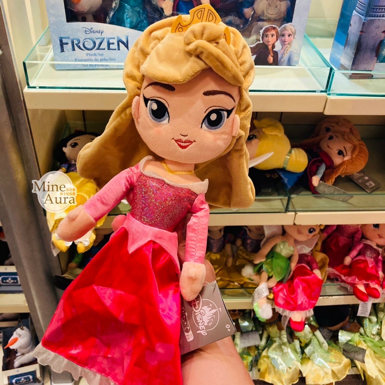 Q版 萌萌臉 奧蘿兒公主 Aurora 娃娃 玩偶 睡美人 Sleeping Beauty -香港迪士尼樂園
