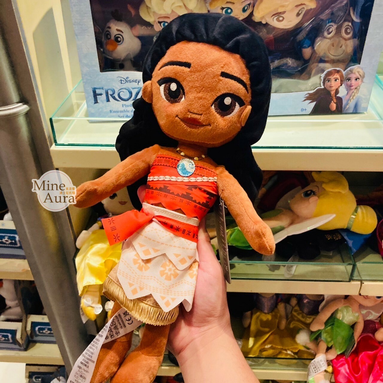 Q版 萌萌臉 莫娜 Moana 娃娃 玩偶 海洋奇緣 Moana -香港迪士尼樂園