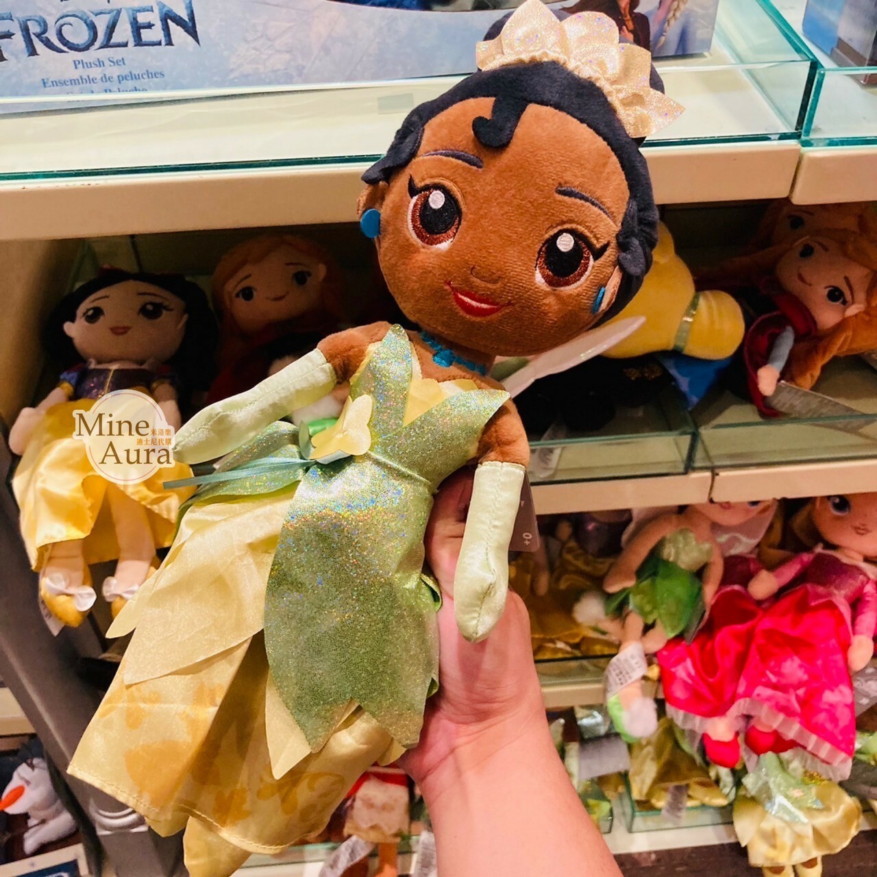 Q版 萌萌臉 蒂安娜 Tiana 娃娃 玩偶 公主與青蛙 The Princess and the Frog -香港迪士尼樂園
