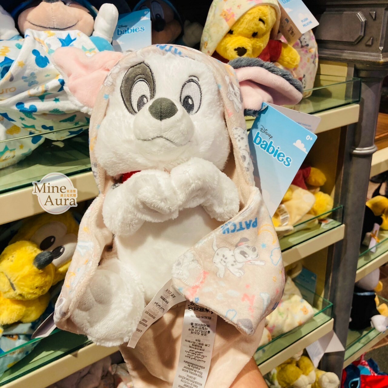 101忠狗 One Hundred and One Dalmatians 寶寶 包巾 娃娃 玩偶 -香港迪士尼樂園