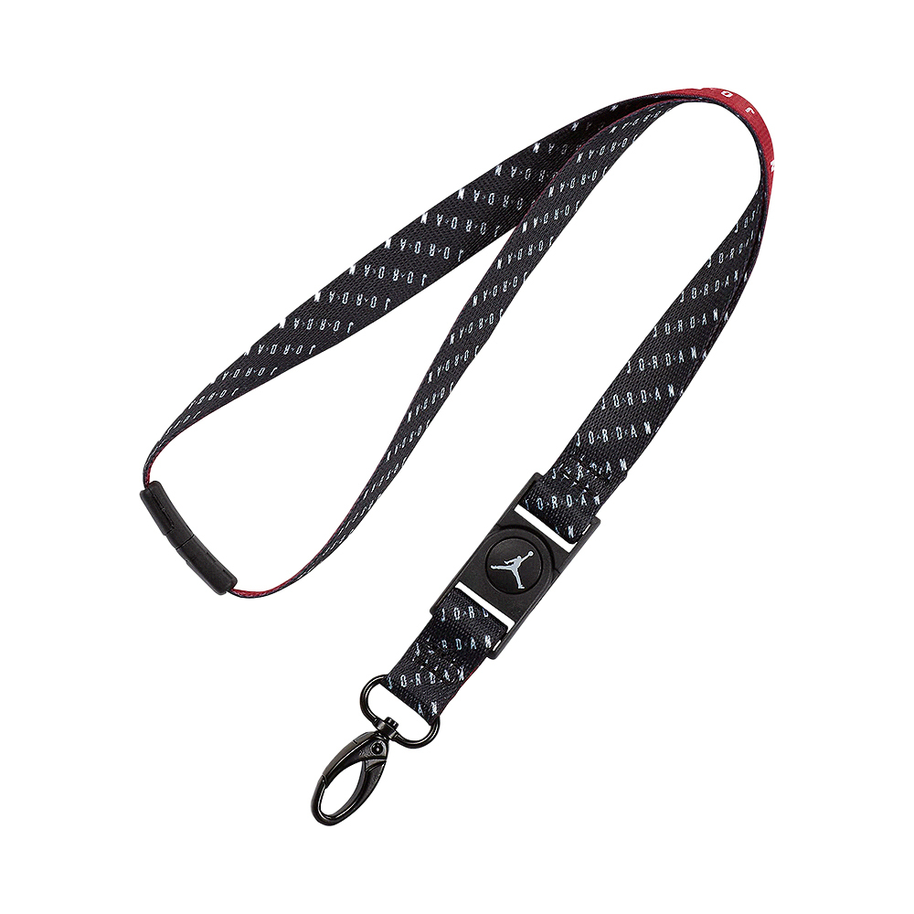 Nike JORDAN 紅黑白色 雙面證件帶掛繩 頸掛配件 證件夾 名牌帶 掛繩 J1008289043NS