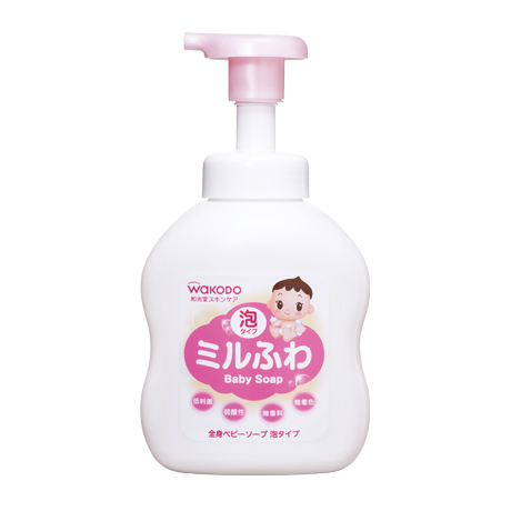 和光堂 - MIRUFUWA 嬰兒沐浴露泡沫型組合 450ml + 400ml 補充裝