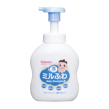 和光堂 - MIRUFUWA 嬰兒洗髮水泡沫型組合 450ml + 400ml 補充裝