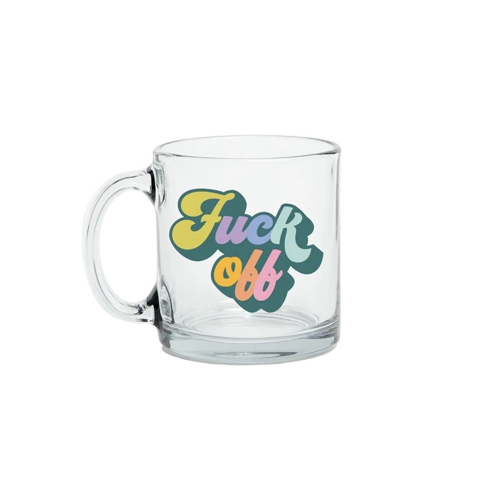 美國 Talking out of Turn/ 13OZ玻璃馬克杯/ F* Off