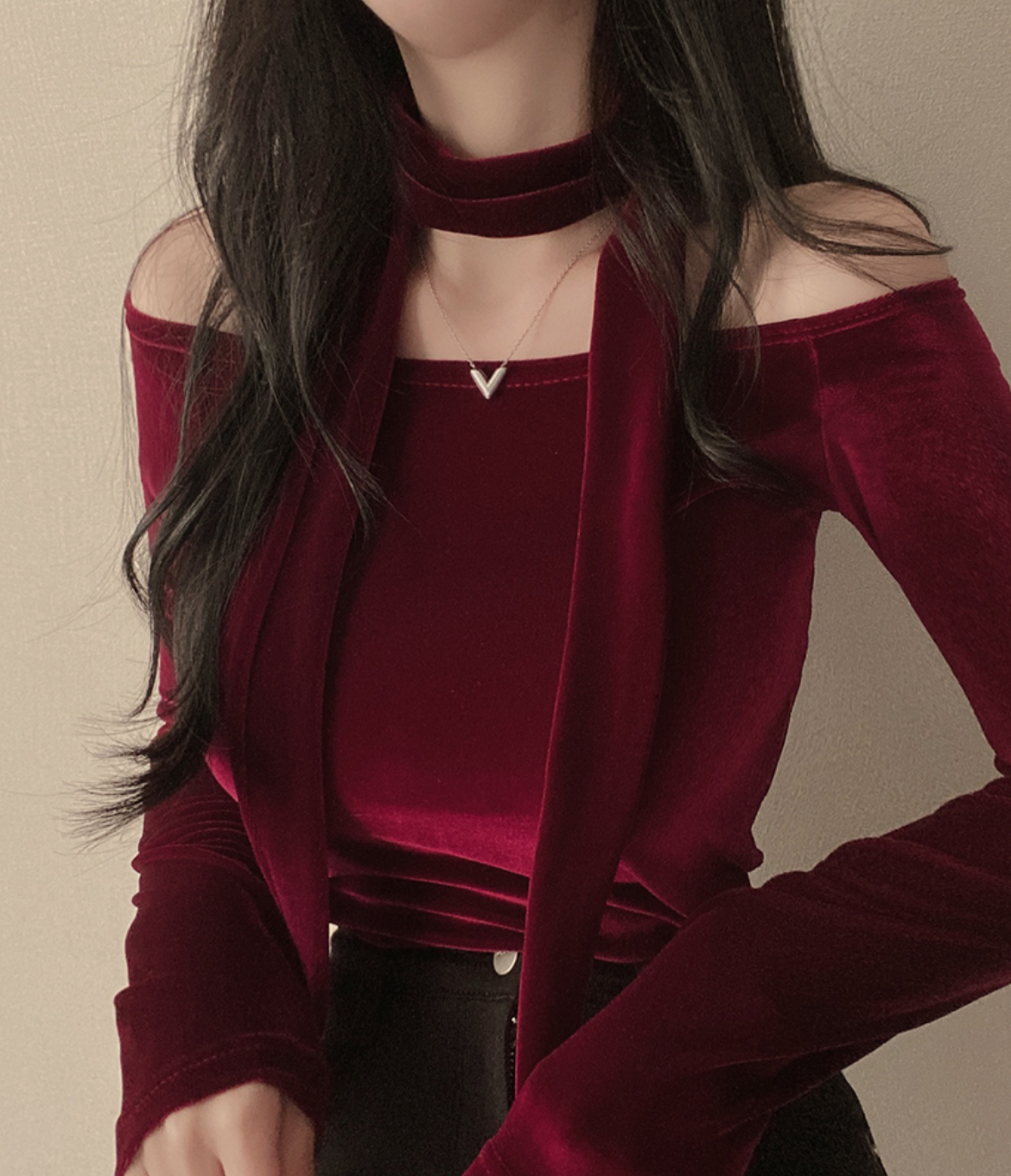 KR VELVET MUFFLER SET (4 COLOR)