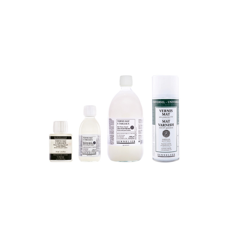 法國 SENNELIER 申內利爾 霧面保護凡尼斯(綠) 75ml 250ml 1L 噴膠400ml