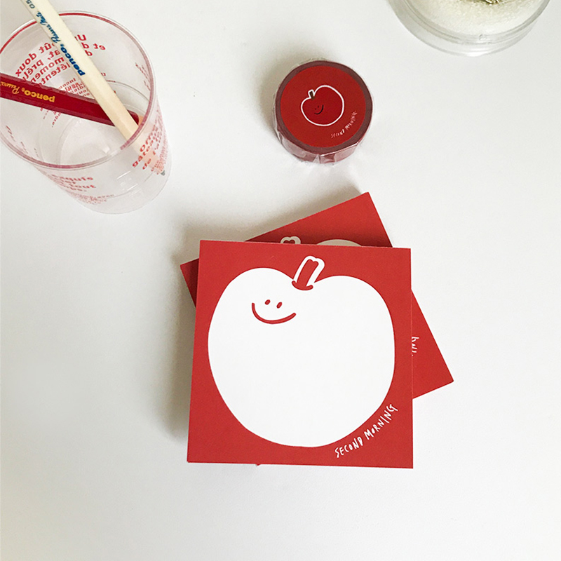 【SecondMorning】蘋果便條紙