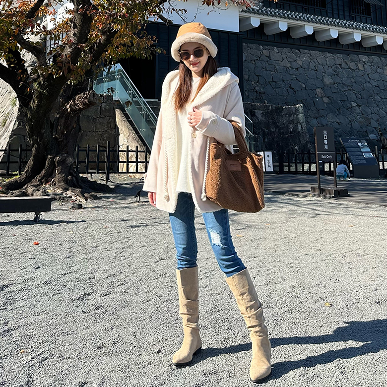 AFS超顯瘦毛毛外套