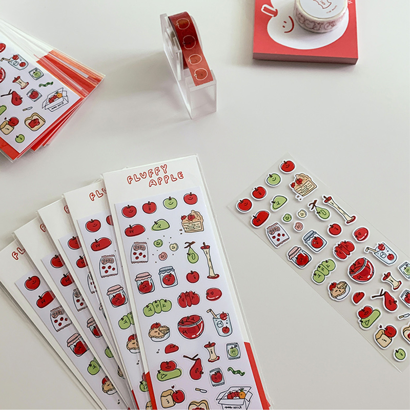 【SecondMorning】軟軟的蘋果貼紙